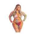 Pink Lipstick Pot Of Gold Skirt Set Rainbow Qn