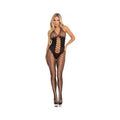 Pink Lipstick Sister Of Mercy Bodystocking Black O/s