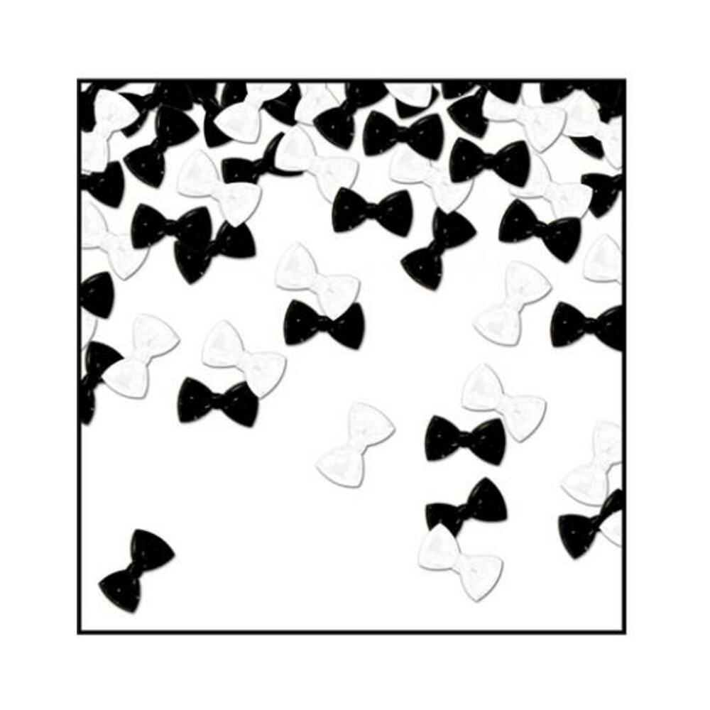 Bow Ties Confetti - Black/white