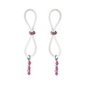 Bijoux De Nip Nipple Halos Pink Gem Slider Pink Clear