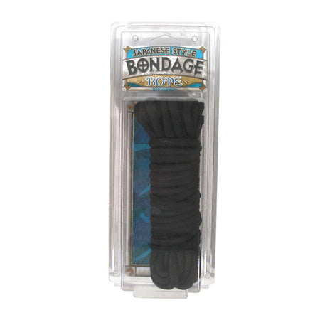 Japanese Style Bondage Cotton Rope - Black
