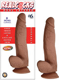 Realcocks Dual Layered #6 8in Curve Brn