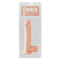 Basix Rubber Works 10 Dong w/Suction Cup - Flesh
