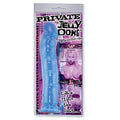 Jelly Jewel Dong With Suction Cup - Sapphire