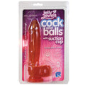 Jelly Cock w/Suction Cup - Ruby