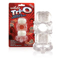The Tri-O Triple Pleasure Ring - 6 Count Box - Assorted Colors