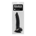 Basix Rubber Works 9 Inch Suction Cup Dong - Black