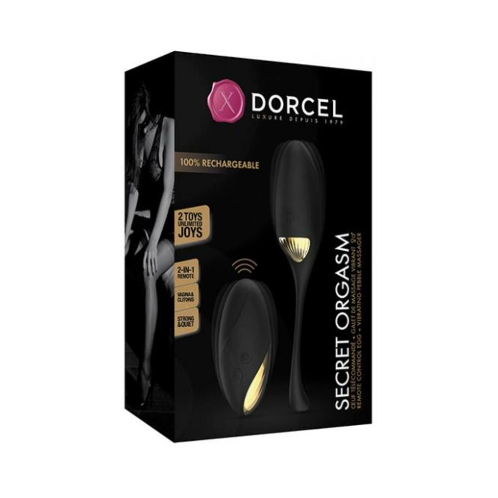Dorcel Secret Orgasm Egg - Black/gold