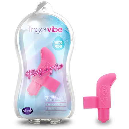 Blush Play With Me Finger Vibe - Pink