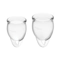 Satisfyer Feel Confident Menstrual Cup - Transparent