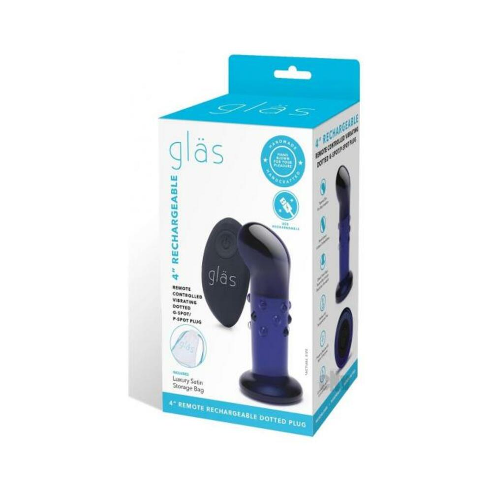 Recharge Remote Vibe Dot Plug 4 Blue
