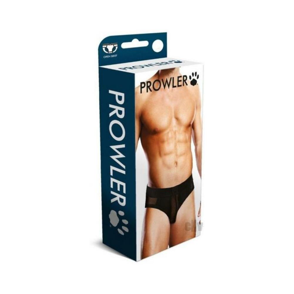 Prowler Black Mesh Open Brief Xl
