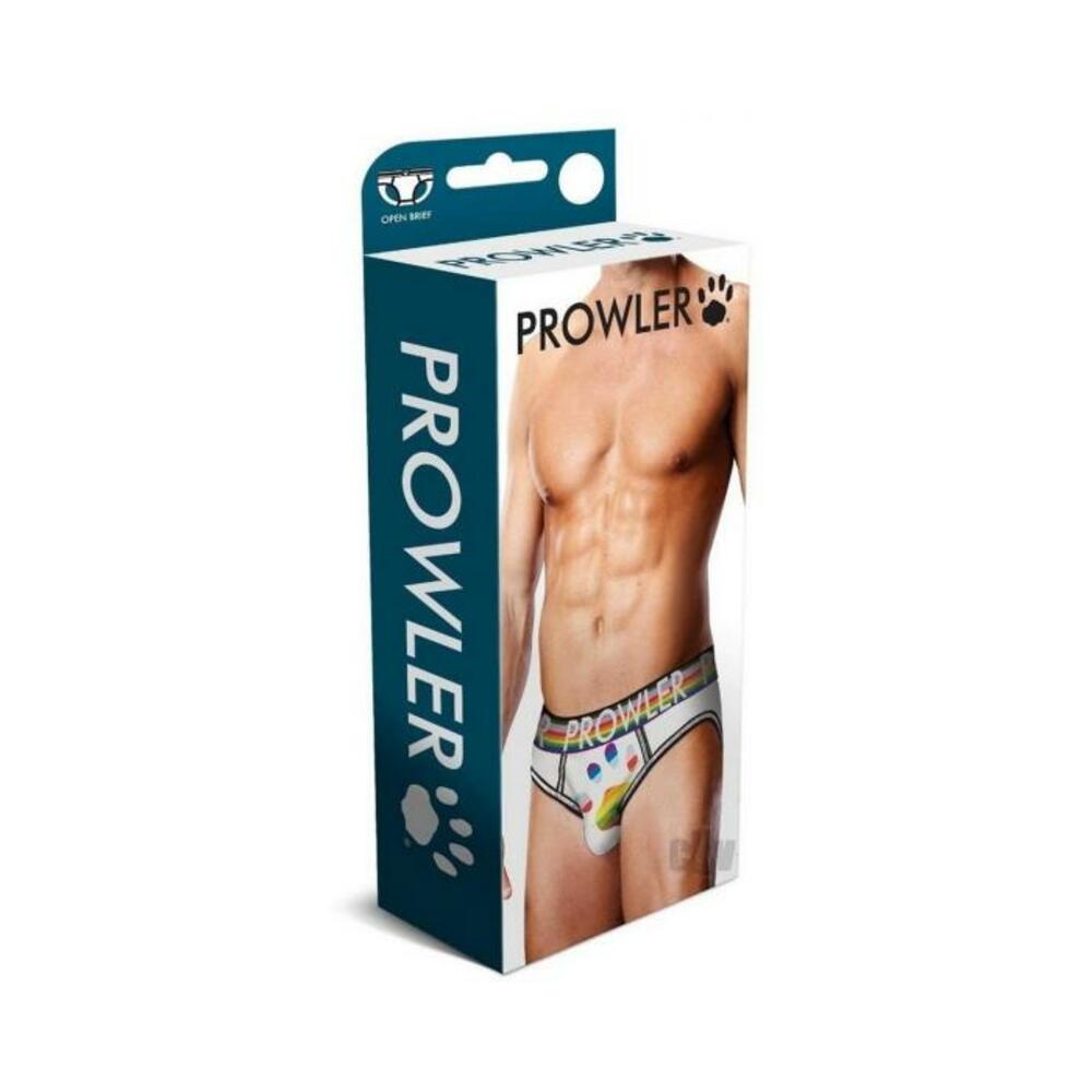 Prowler White Oversized Paw Open Md