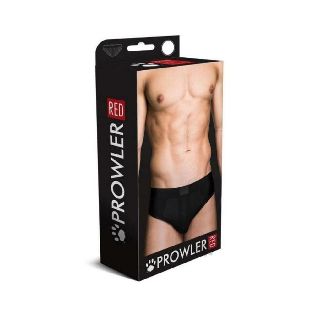 Prowler Red Ass Less Brief Blk Xxl
