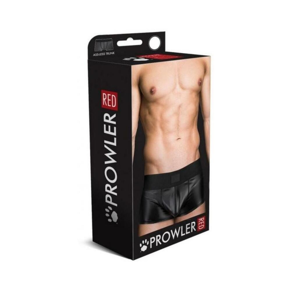 Prowler Red Wetlook Assless Trunk Blk Xl