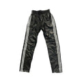 Prowler Red Leather Joggers Wht Sm