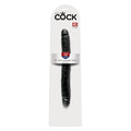 King Cock 12 Inch Slim Double Dildo - Black
