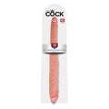 King Cock 16 Tapered Double Dildo - Flesh