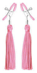 Tickle Me Pink Nipple Clamps Tassels
