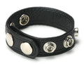 Speed Snap Cock Ring Black Leather