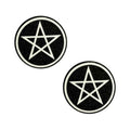 Neva Nude Pasty Wicca Black Glitter