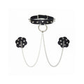 Neva Nude Pasty With Collar and Chain