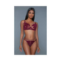 Bewicked Evangeline Set Burgundy S/m