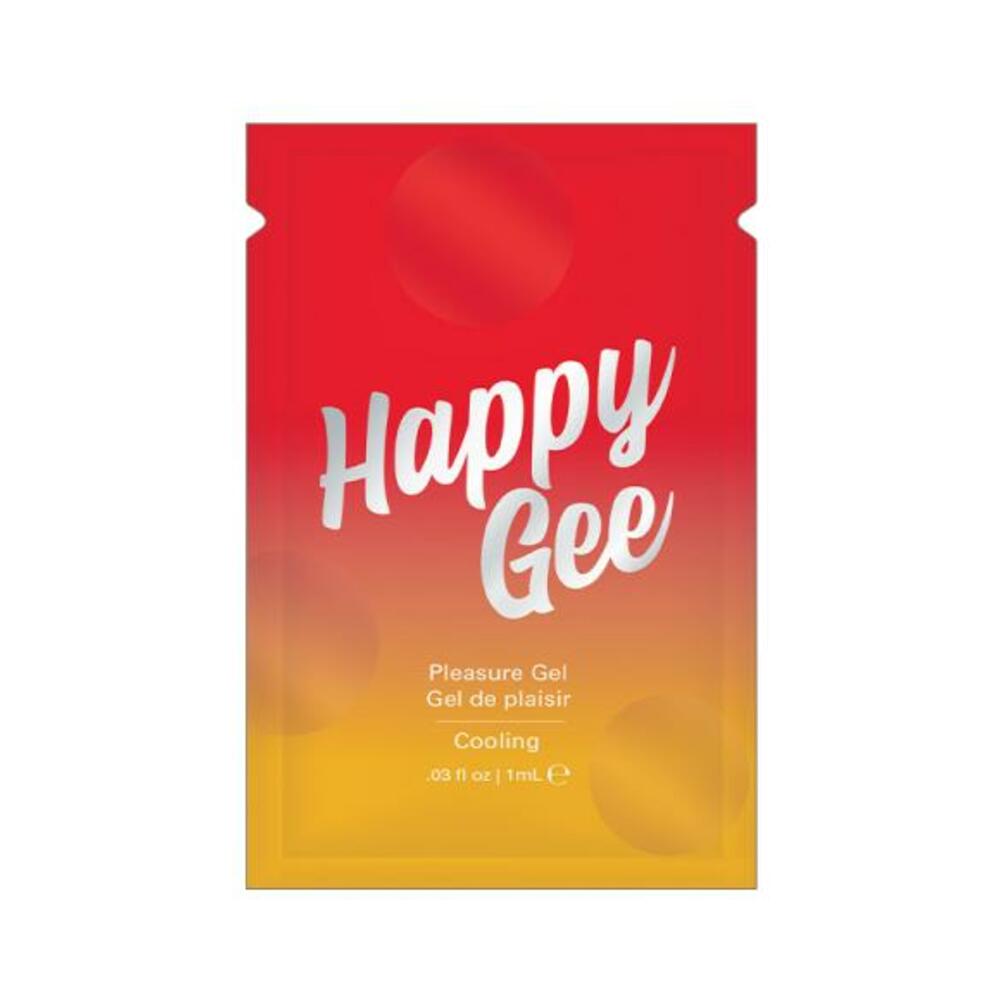 Happy Gee Cooling Pleasure Gel (bulk Pack/24 Pcs) .03 Oz Foils