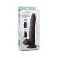 Easy Riders 8 Thrusting Dildo With Balls Dark