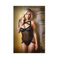 Tease Serafina Strappy Playsuit With Cage Detail And Snap Crotch Closure L/xl