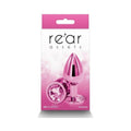 Rear Assets Metal Anal Plug Medium Pink