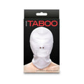 Hustler Taboo Zippered Mouth Hood White