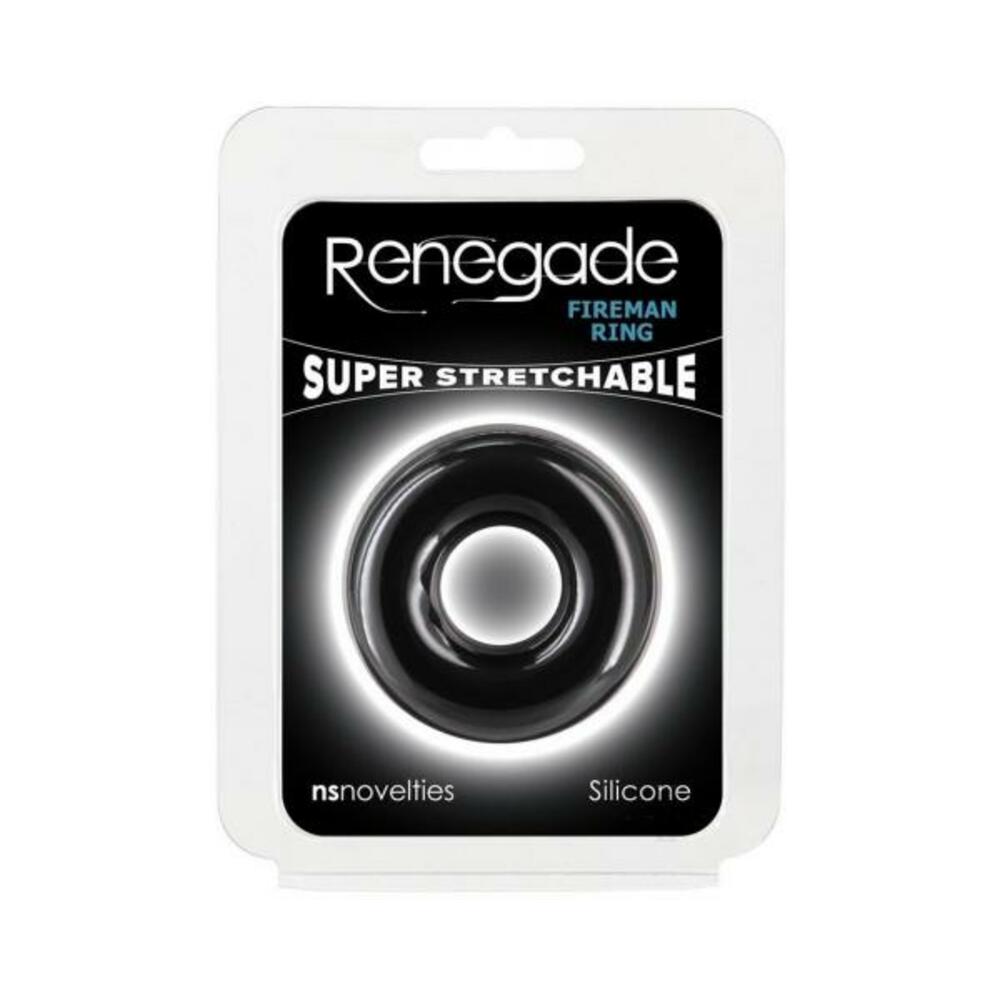 Renegade Fireman Ring Medium Black