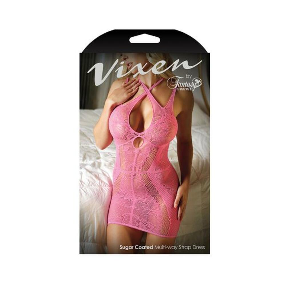 Vixen Sugar Coated Multi-way Strap Dress Pink O/s
