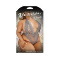 Vixen Perfect Storm Lace Plunge Teddy With Lace-up Detail Gray Queen