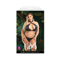 Fantasy Lingerie Vibes Eat Me Flash Reactive Mushroom-print Halter & Panty Queen Size
