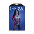 Fantasy Lingerie Glow Head Rush Uv Reactive Contrast Binding Bra & Adjustable G-string M/l