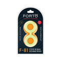 Forto F-81: Double Ring Liquid Silicone 51 Mm Glow-in-the-dark