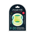Forto F-20: Balls Stretcher Liquid Silicone 60/77 Mm Glow-in-the-dark