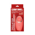 Luv Inc Tv11 Triple-action Clitoral Vibrator Coral