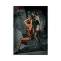 Shades Of Love Crotchless Catsuit W/3pc. Bondage Set O/s