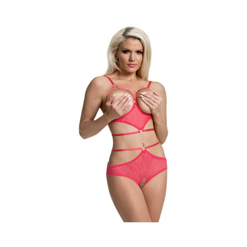 Ms Diamond Girl Bra & Panty Set Watermelon L/xl