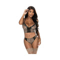 Magic Silk Purrrfect Bra & Hipster Panty Leopard S/m