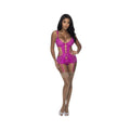 Magic Silk Berrylicious Cutout Dress & G-string Set Raspberry S/m