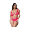 Get It Girl Bralette & Boy Short Pink 2xl