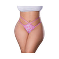 Magic Silk Daisy Split Crotch Thong Daisy Print Queen Size