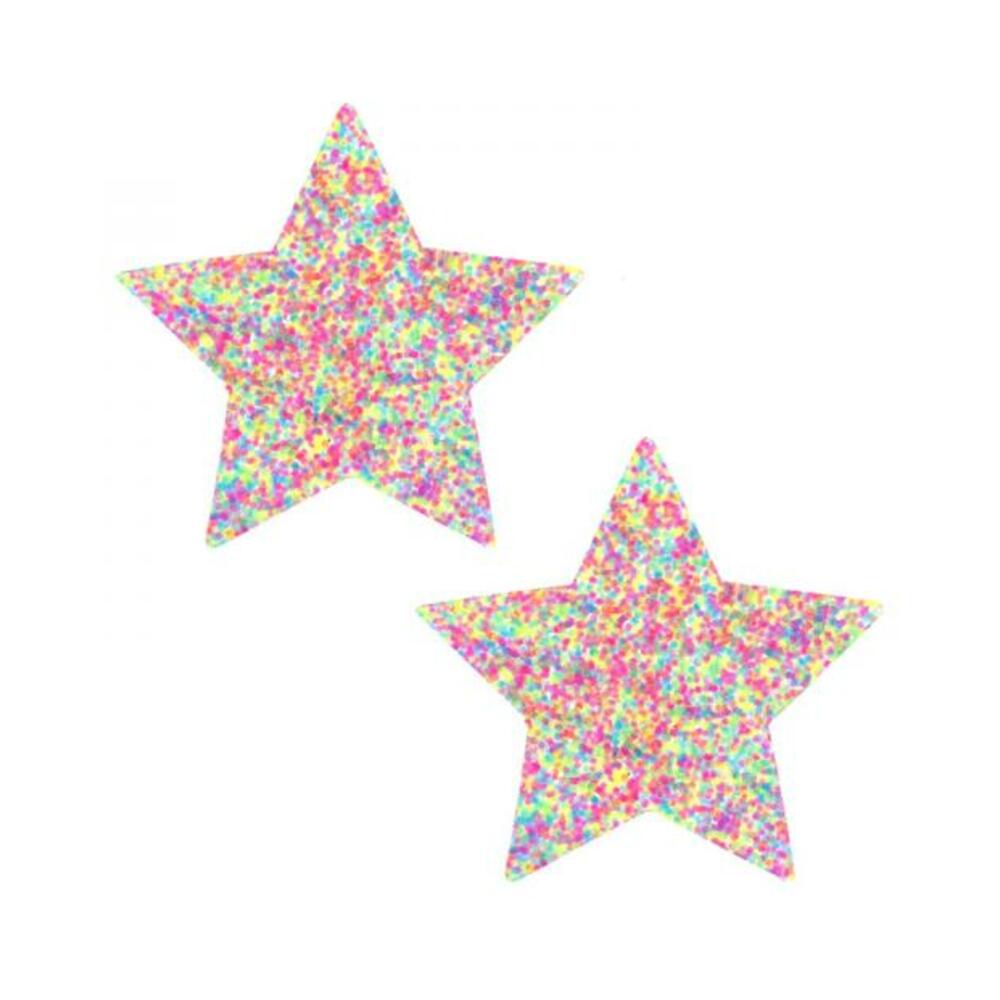 Neva Nude Pastie Star Sprankles Neon UV