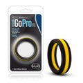 Blush Performance Silicone Go Pro Cock Ring - Black/Gold