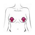 Pastease Mushroom Glow In The Dark Neon Pink