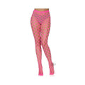 Jumbo Pothole Net Tights Os Neon Pink
